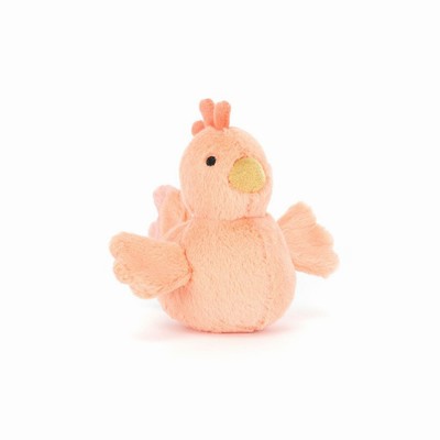 Jellycat Fluffy Chicken Australia | 149370TOY